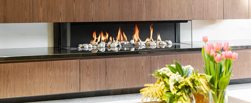 Double-height Fireplace Design Refurbishment in Anoka, Minnesota